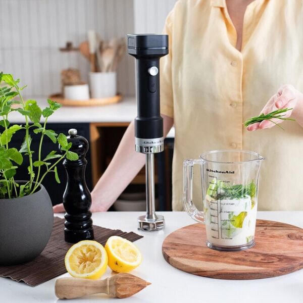 KitchenAid Go 5KHBRV75BM Kablosuz Serisi El Blender Seti - Batarya Dahil