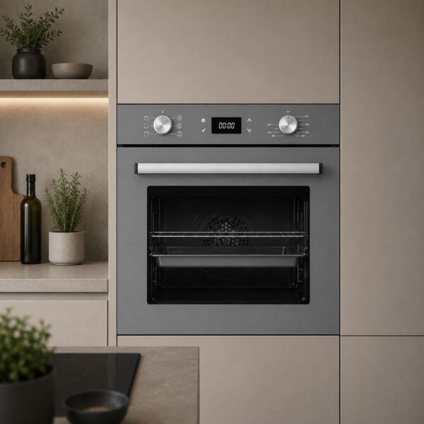 Alveus MFA 627 8 Program Dijital Turbo Ankastre Fırın - Gri