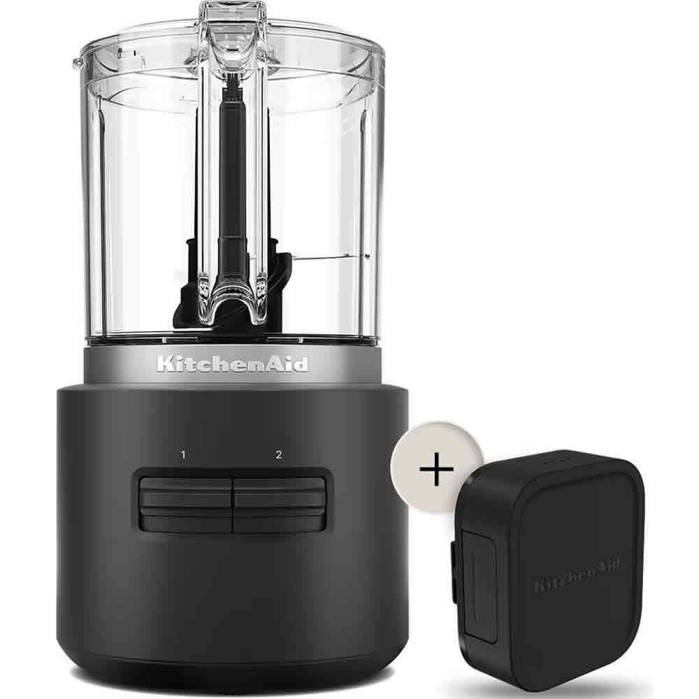 KitchenAid Go 5KFCR531BM Kablosuz Serisi Mini Mutfak Robotu - Batarya Dahil