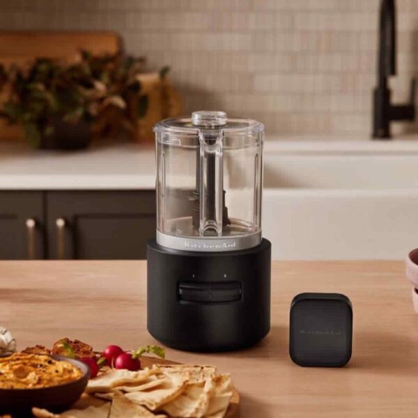 KitchenAid Go 5KFCR531BM Kablosuz Serisi Mini Mutfak Robotu - Batarya Dahil