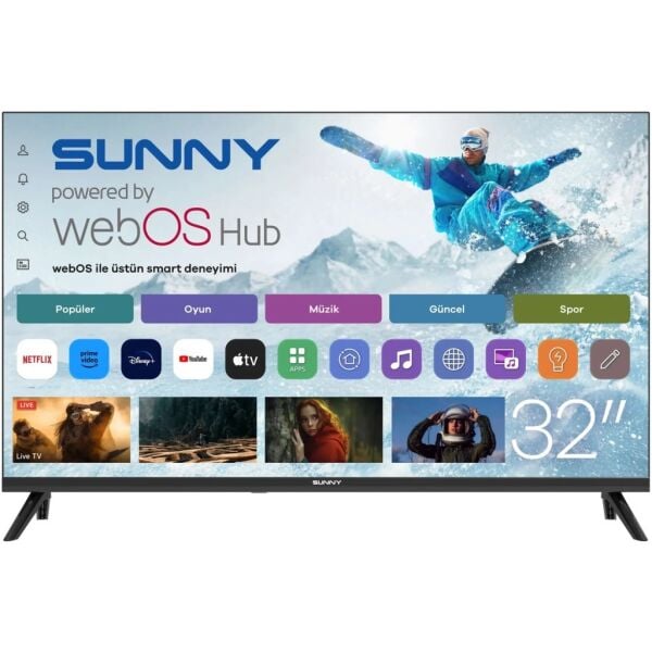Sunny SN32HMLN 32'' 82 Ekran Hd Ready Smart webOS Led TV