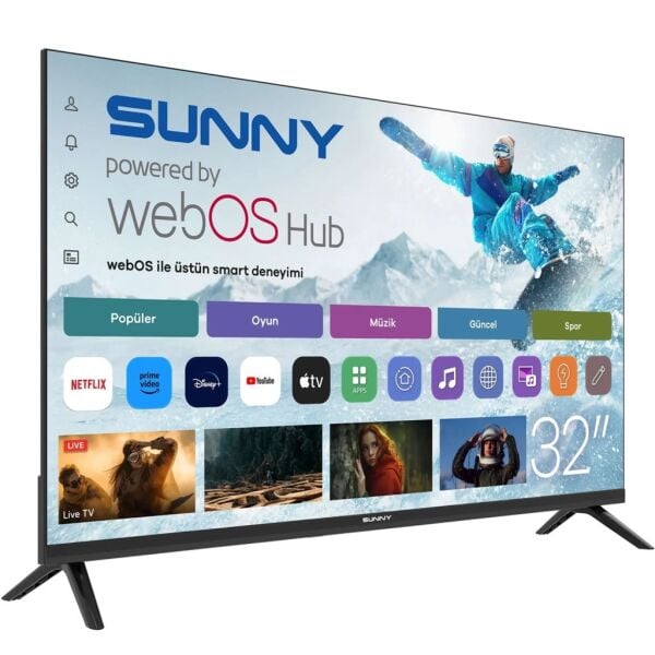 Sunny SN32HMLN 32'' 82 Ekran Hd Ready Smart webOS Led TV