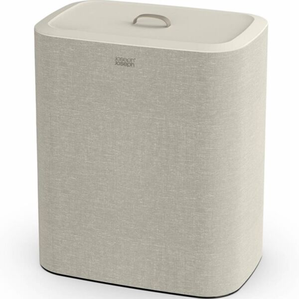 Joseph Joseph 50021 Tota Trio 90 Litre 3 Bölmeli Çamaşır Ayırma Sepeti - Ekru