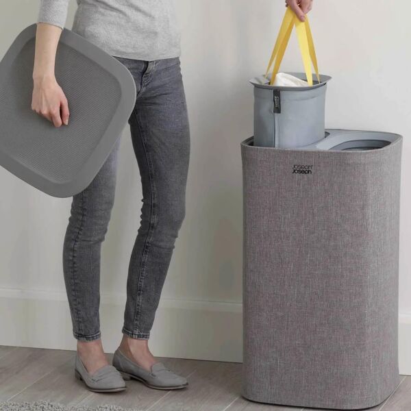 Joseph Joseph 50001 Tota 60 Litre Çamaşır Ayırma Sepeti - Gri