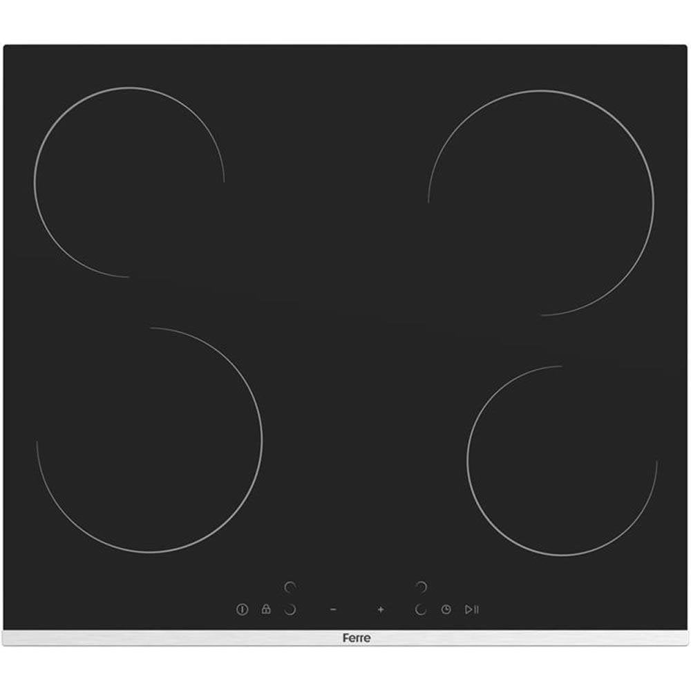 Ferre MS261 Vitroseramik Inox Çıtalı Ankastre Cam Ocak