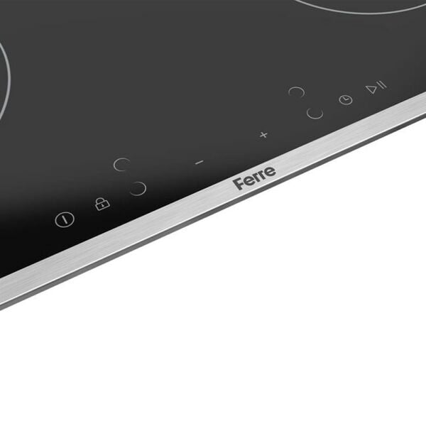 Ferre MS261 Vitroseramik Inox Çıtalı Ankastre Cam Ocak