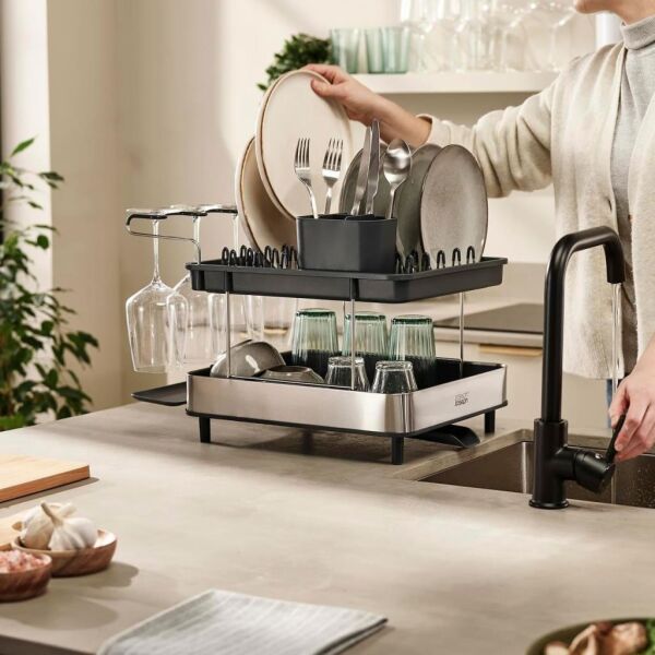 Joseph Joseph 851647 Excel 2 Katlı Bulaşıklık - Paslanmaz Çelik