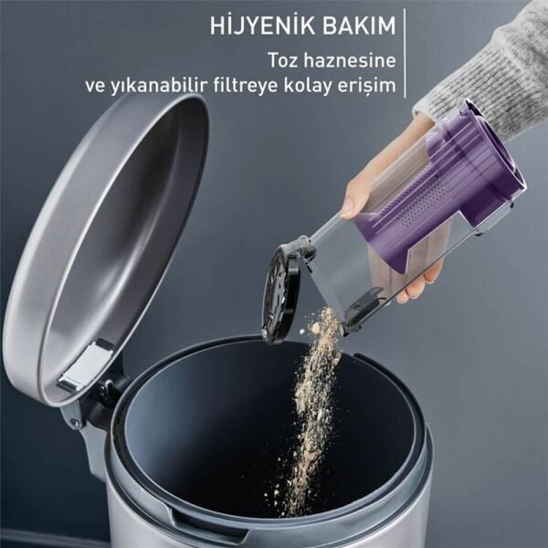 Tefal TY6A35TR X-Pert 7.60 Allergy Kablosuz Şarjlı Dikey Süpürge - 4300010404