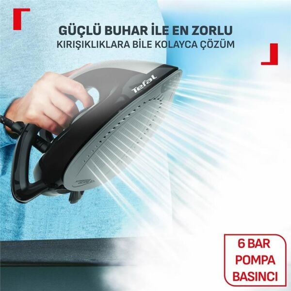 Tefal SV6140 Express Easy 6 Bar 2200W Buhar Kazanlı Ütü - 1830007909