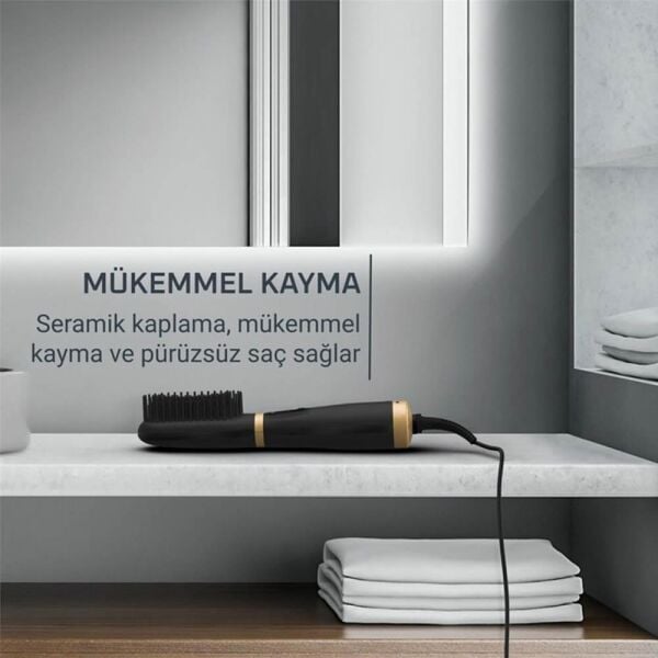 Rowenta PowerStraight 2'si 1 Arada Islak ve Kuru Saç Düzleştirici - 1830009154