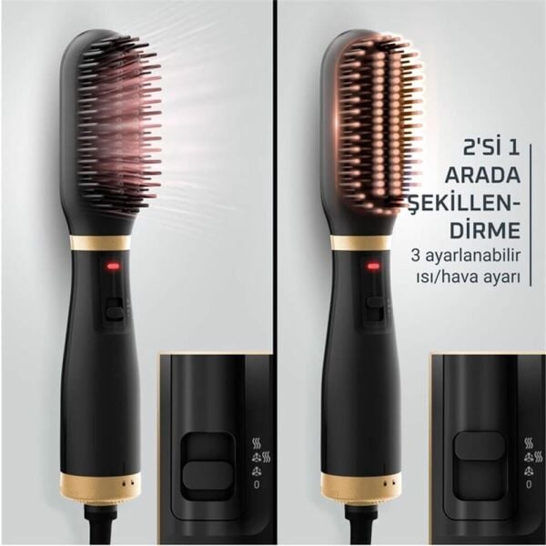Rowenta PowerStraight 2'si 1 Arada Islak ve Kuru Saç Düzleştirici - 1830009154