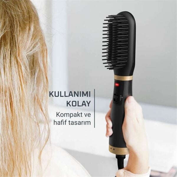 Rowenta PowerStraight 2'si 1 Arada Islak ve Kuru Saç Düzleştirici - 1830009154