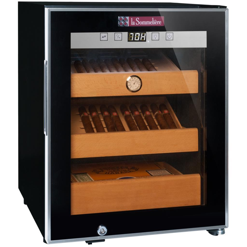 La Sommeliere CIG251 Humidor 3 Bölmeli Puro Saklama Dolabı