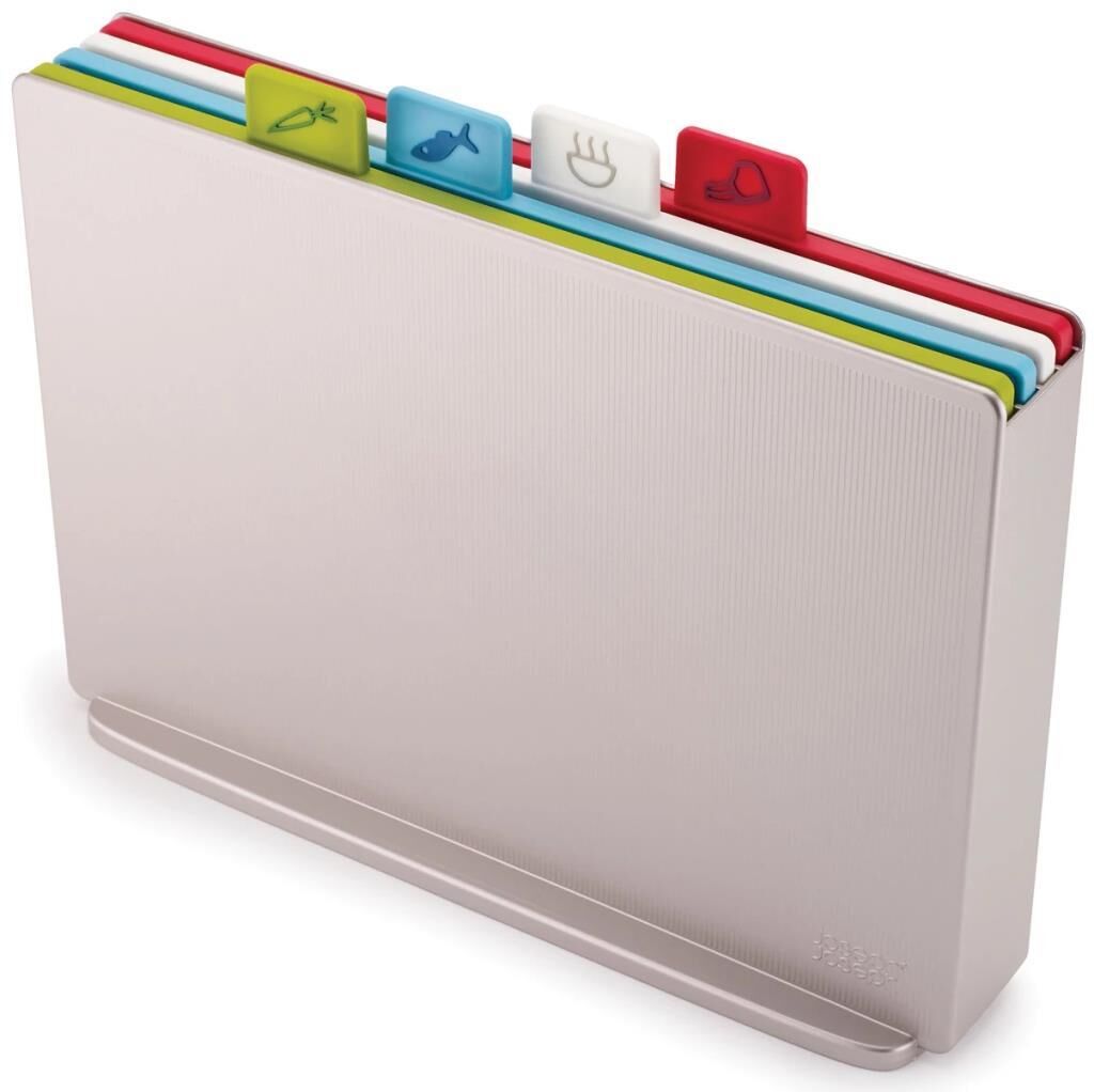 Joseph Joseph 60131 Index Orta Boy Kesme Tahtası Seti - Gümüş