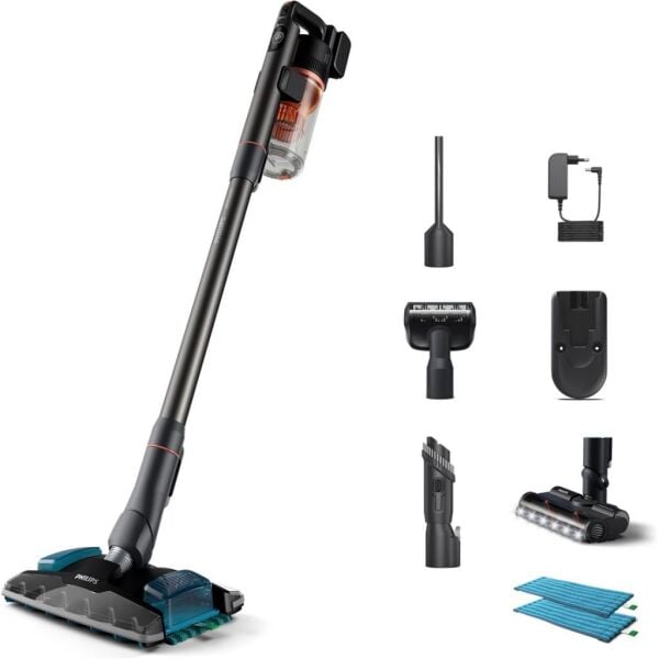 Philips XC8054/01 8000 Serisi Aqua Plus 25,2 V Kablosuz Dikey Şarjlı Süpürge