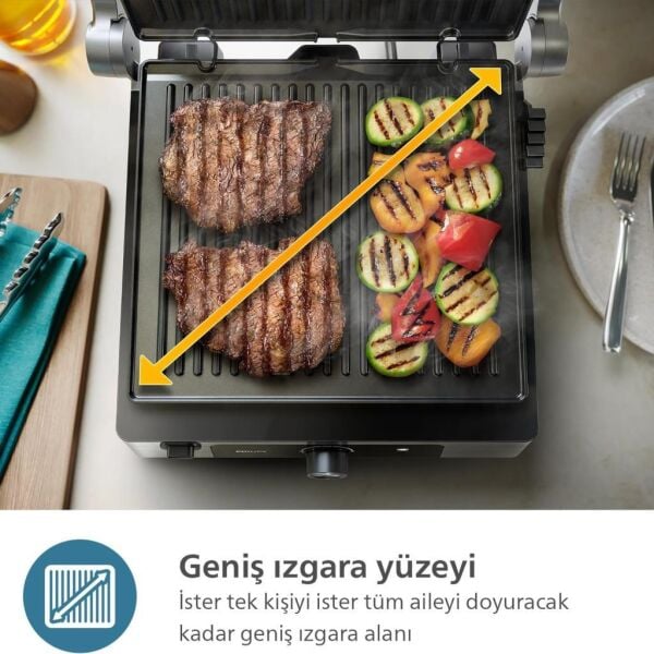 Philips HD6301/90 5000 Serisi Contact Grill 2200 W Izgara & Tost Makinesi