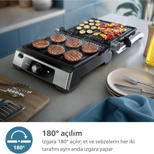 Philips HD6301/90 5000 Serisi Contact Grill 2200 W Izgara & Tost Makinesi