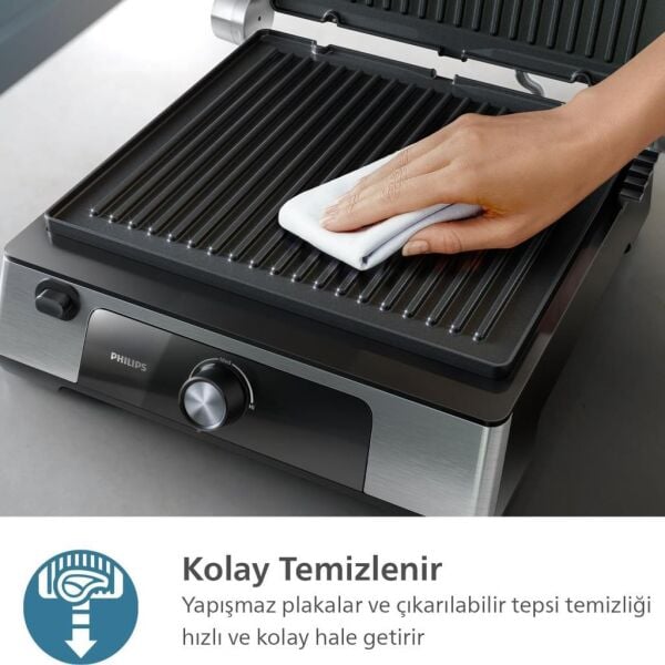 Philips HD6301/90 5000 Serisi Contact Grill 2200 W Izgara & Tost Makinesi