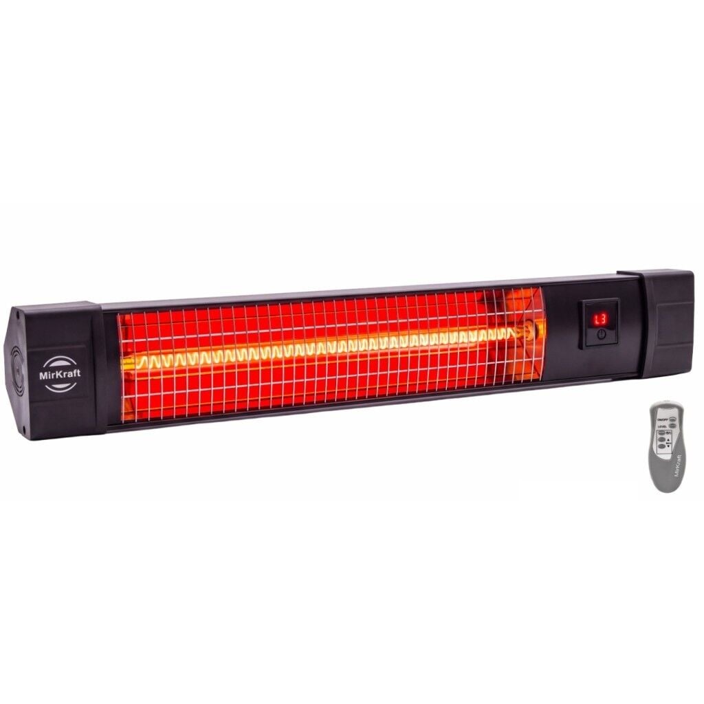 Mirkraft Warmista 3000 Watt 3 Kademe Uzaktan Kumandalı Halojen Dış Mekan Isıtıcı