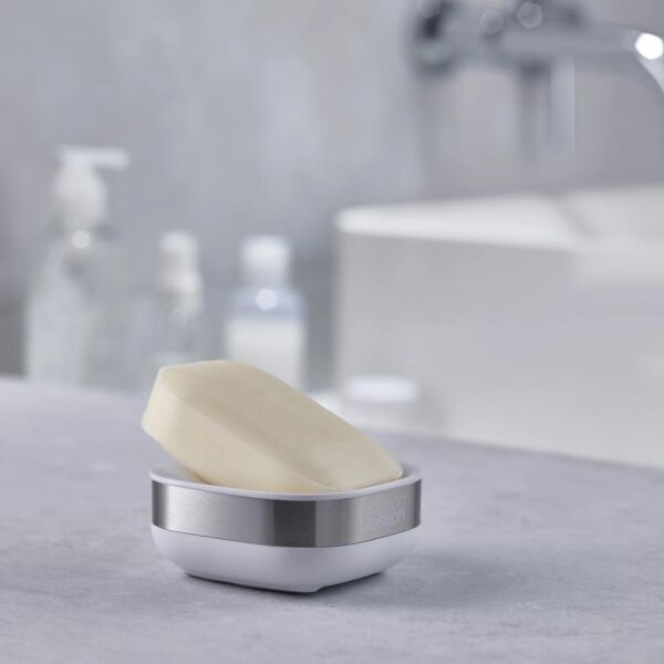 Joseph Joseph 70533 Slim Steel Sabunluk - Beyaz / Çelik