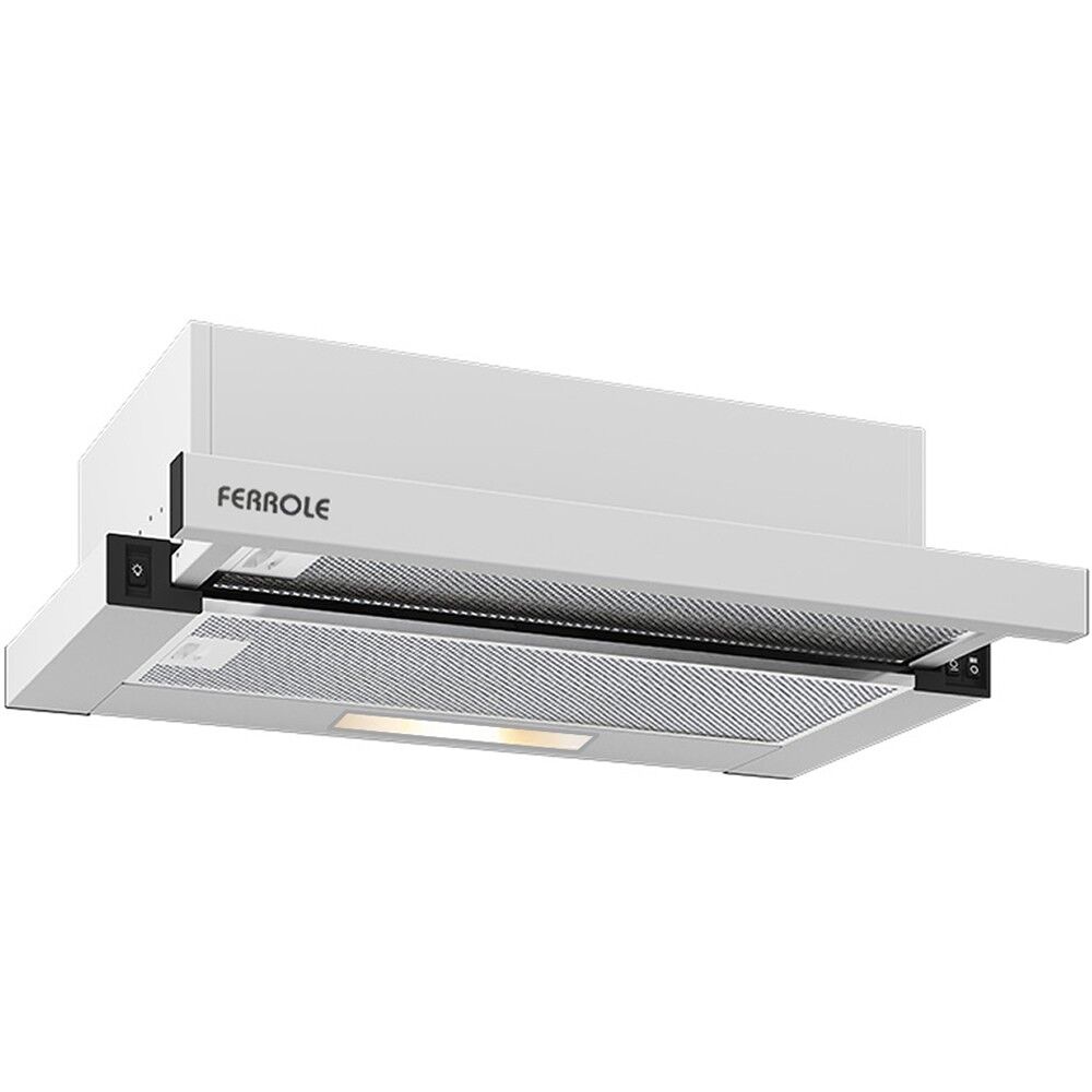 Ferrole 7062 W Çift Motorlu Sürgülü Aspiratör - Beyaz