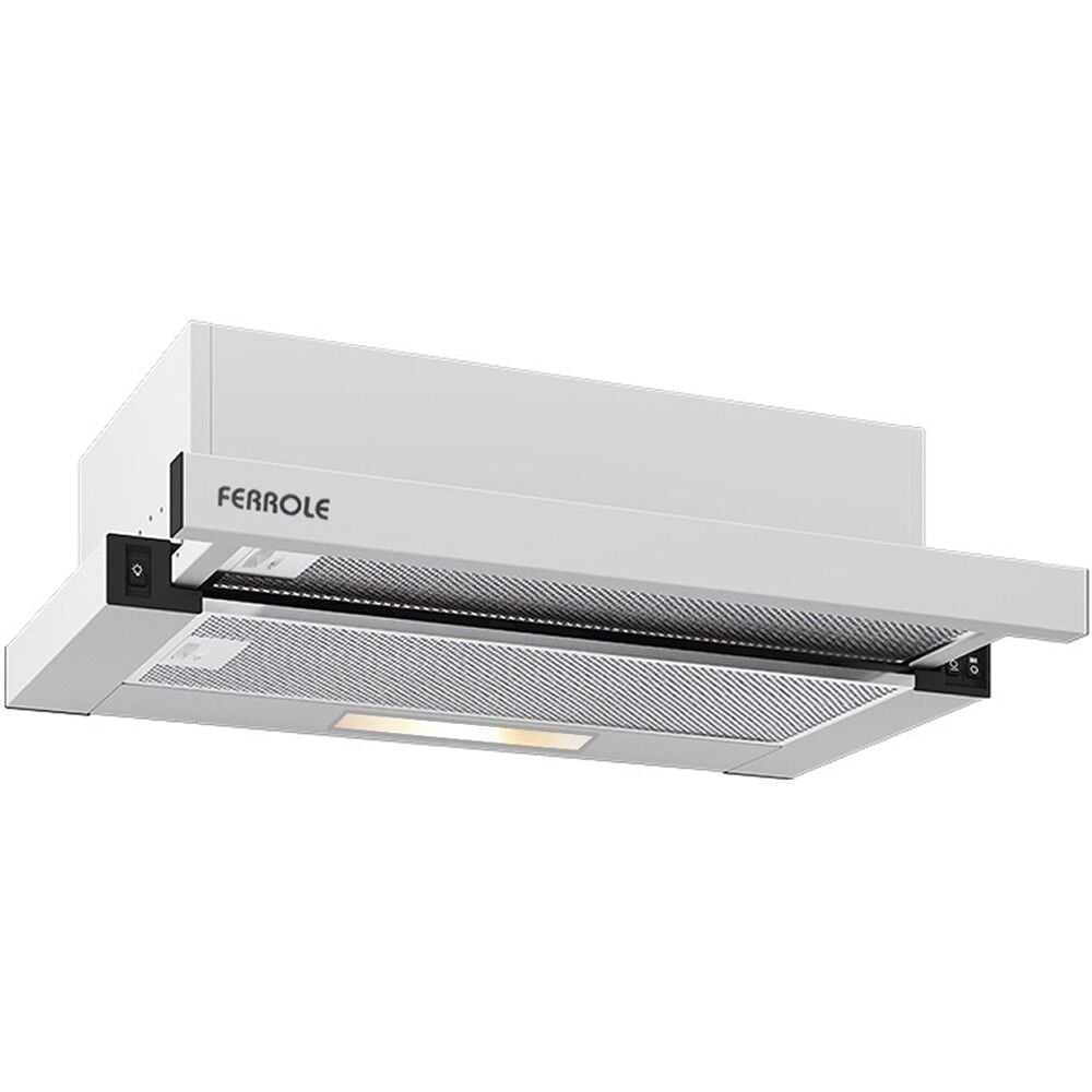 Ferrole 7062 W Çift Motorlu Sürgülü Aspiratör - Beyaz