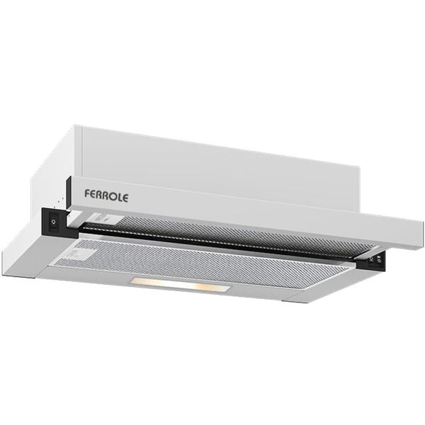 Ferrole 7062 W Çift Motorlu Sürgülü Aspiratör - Beyaz