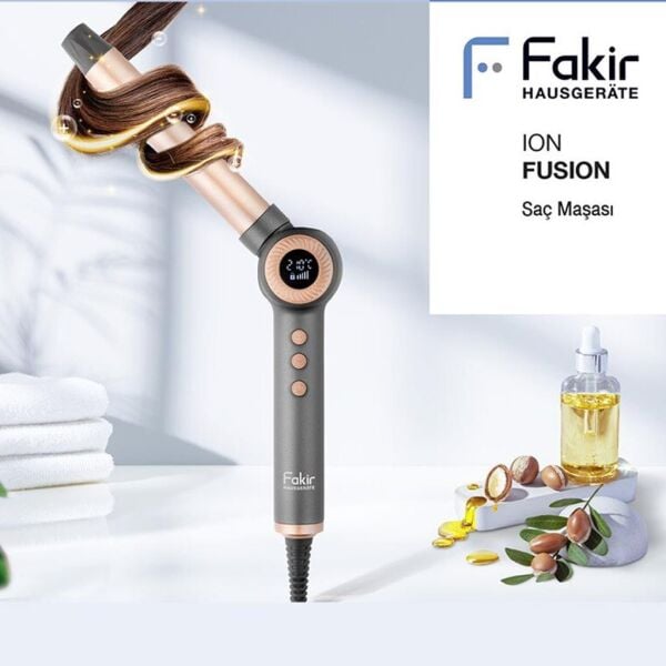 Fakir Ion Fusion Argan Yağlı Katlanabilir Başlık Dijital Saç Maşası