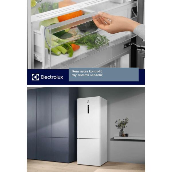 Electrolux LNT7ME46W2 TwinTech 510 Litre No Frost Kombi Buzdolabı