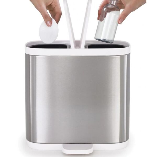 Joseph Joseph 70520 Split Çelik 6 Litre Atık Ayırma ve Geri Dönüşüm Kutusu