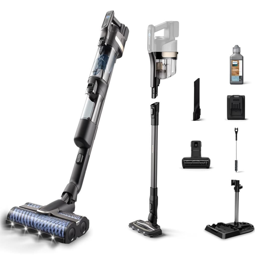 Philips XW9463/11 Aqua Trio 9000 Serisi Islak & Kuru 25,2 V Kablosuz Dikey Şarjlı Süpürge