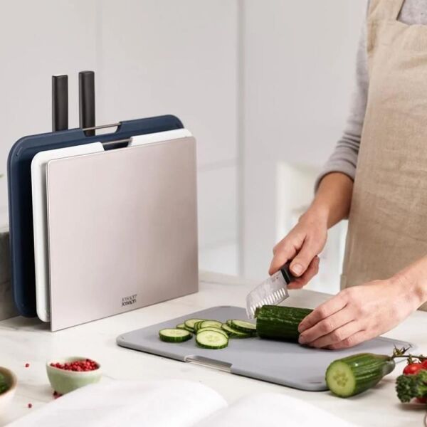 Joseph Joseph 60194 Nest 6 Parçalı Kesme Tahtası ve Bıçak Seti