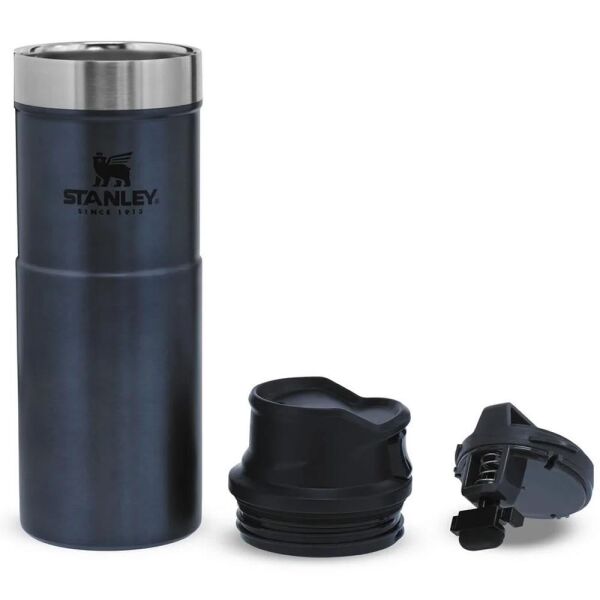 Stanley 10-06439-033 Klasik Trigger Action 0,47 Litre Çelik Termos Bardak - Lacivert
