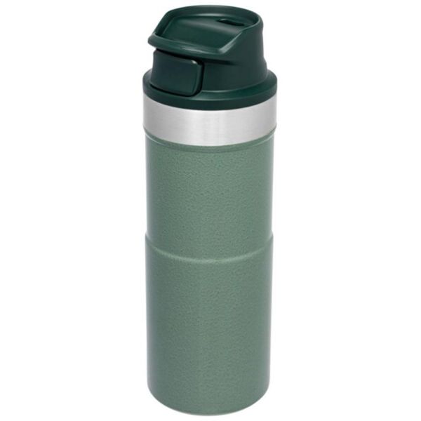 Stanley 10-09848-006 Klasik Trigger Action 0,35 Litre Çelik Termos Bardak - Yeşil