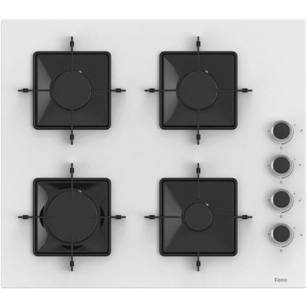 Ferre FryArt XE63CB-SS206-D078 Dijital Turbo Ankastre Set - Beyaz