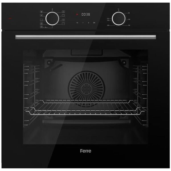 Ferre FryArt XE63CS-SS205-D077 Dijital Turbo Ankastre Set - Siyah