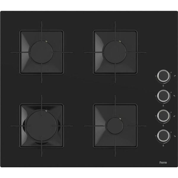 Ferre FryArt XE63CS-SS205-D077 Dijital Turbo Ankastre Set - Siyah