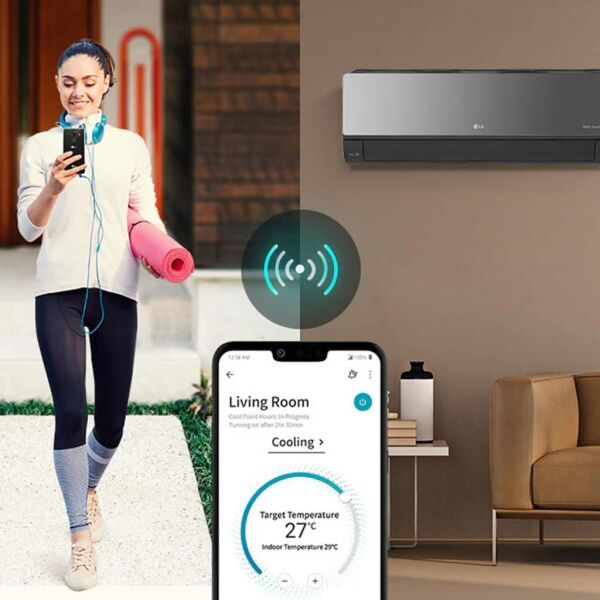 Lg AC09BH UV Artcool 9000 Btu Wifi R32 Gaz A++ İnverter Klima