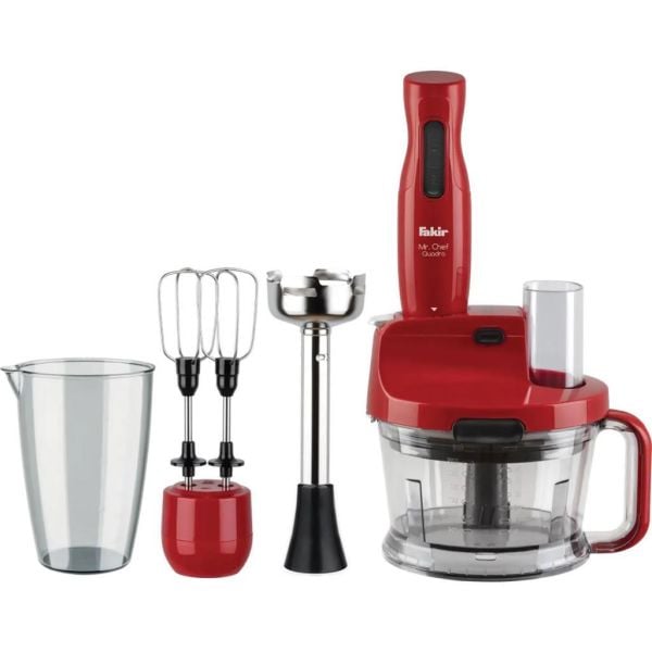 Fakir Mr Chef Quadro 1000 W Blender Seti - Kırmızı