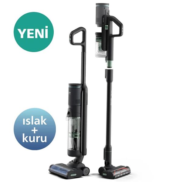 Philips XW7263/11 Aqua Trio 7000 Serisi Islak & Kuru Kablosuz Dikey Şarjlı Süpürge