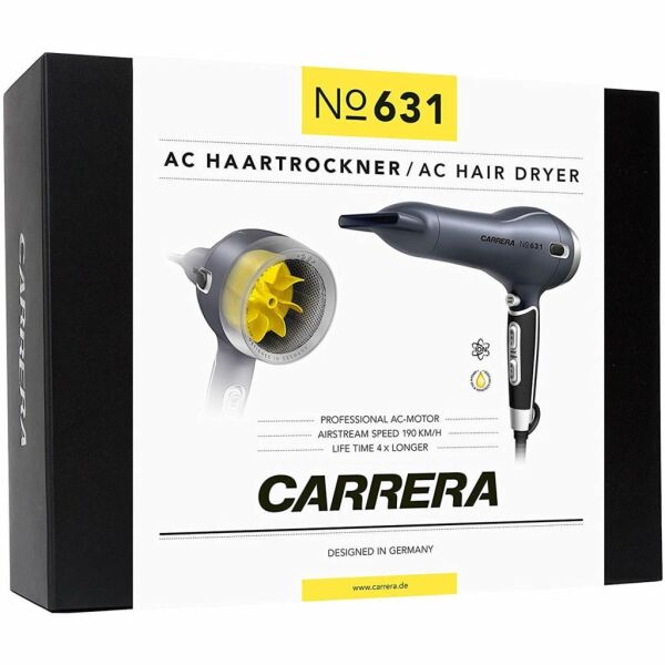 Carrera No 631 AC Motor 2400W Difüzörlü Saç Kurutma Makinesi