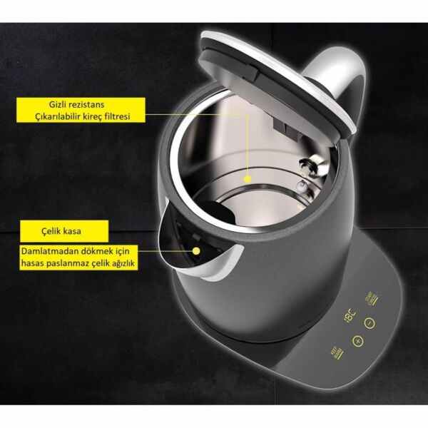 Carrera No 451 Dijital Isı Ayarlı 1.7 Litre 2200W Kettle
