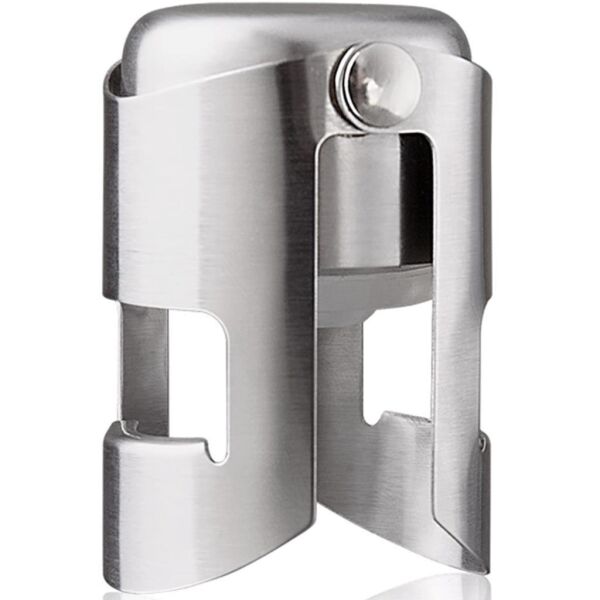 Vacu Vin 18813606 Paslanmaz Çelik Şampanya Şişe Kapağı