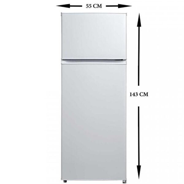 Dijitsu DBD200 204 Litre Çift Kapılı Statik Buzdolabı - Beyaz